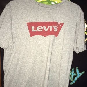 Grey and red Levi’s T Shirt